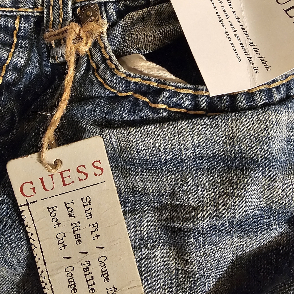 Guess Denim Boot Cut Jeans for Men NWT 33×30